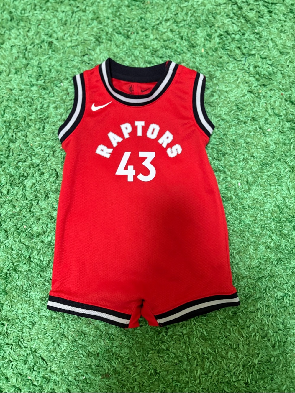 Nike Red Toronto Raptors Romper- Siakam #43